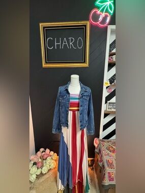 J. Crew Indigo Denim Trucker Jacket in Blue